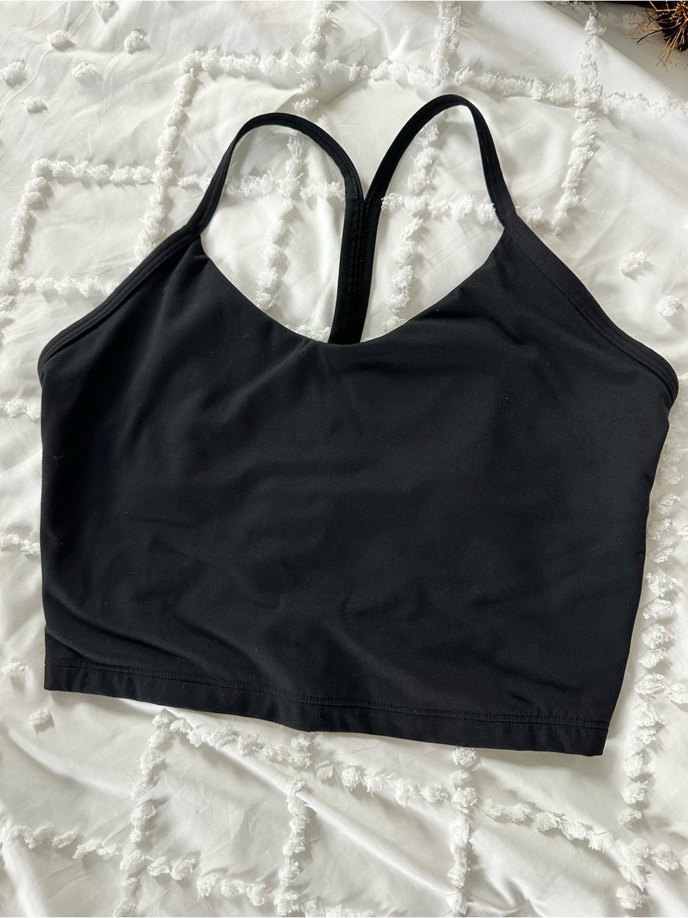 Gilly hicks Black Racerback Crop Bralette - Women Intimates & Sleepwear